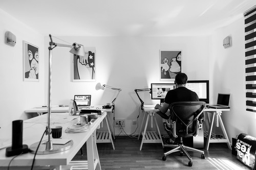 Skaffa ett kontor för bloggen